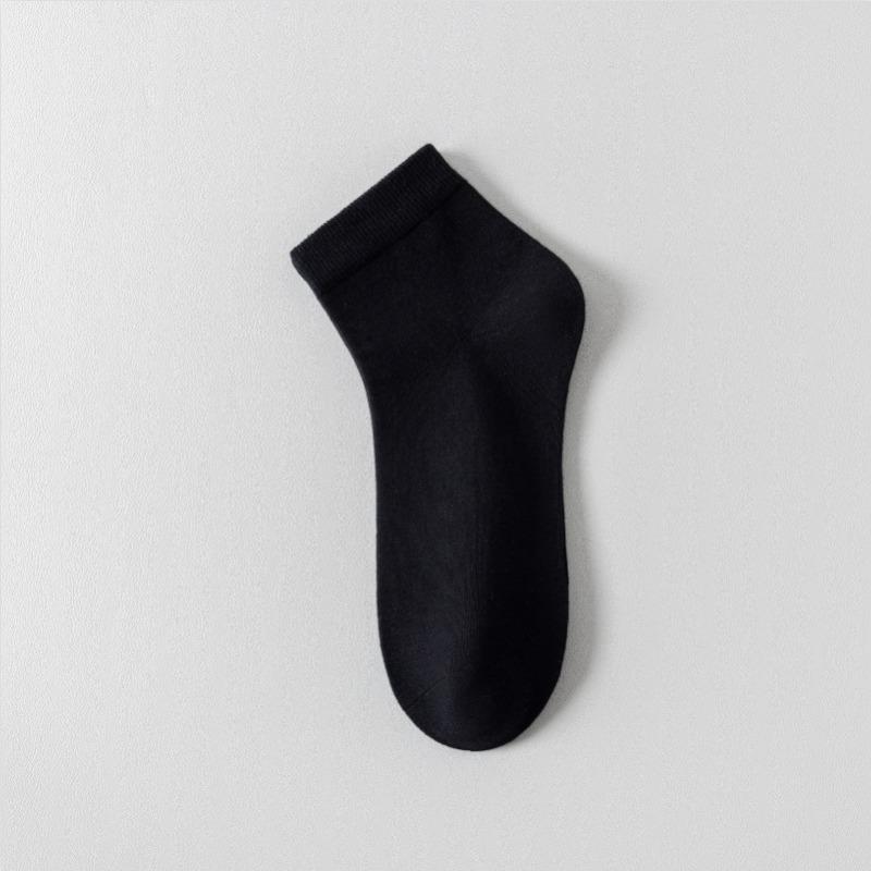 

Cotton Men s Pure Cotton Summer Lightweight Absorbent Boat Socks with Anti-Slip Function and No-Slip Bottom and No-Knee Bone Short Socks 1 pair чёрный