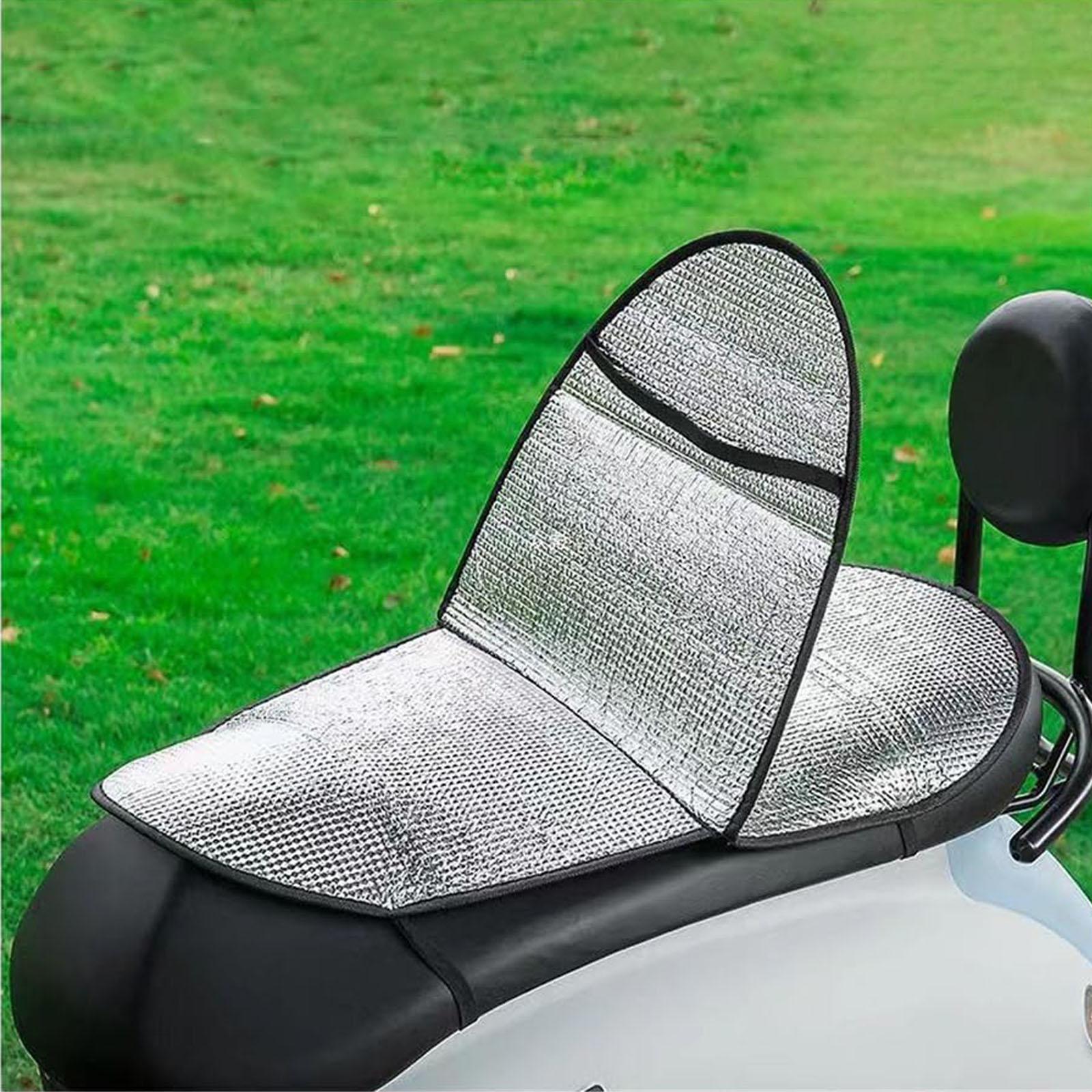 

Seat Cushion - Seat Cover Motorcycle Sun Heat Insulation Seat Cushion Cover Protective One Size