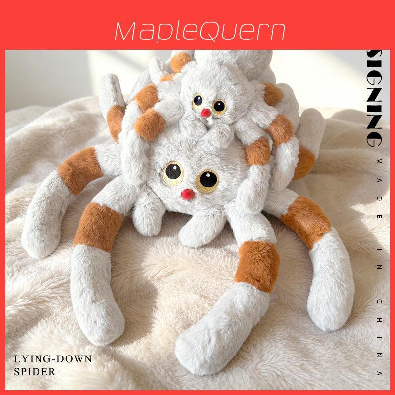 Peluche Ragno dal Naso Rosso Giocattolo Morbido Bambola Decorativa Regalo Per Bambini E Adulti