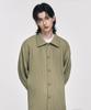 Yoyoyoy Folded Sleeve Pleated Collar Jacket_2Colors