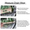 Bicycle Chain Wear Indicator Checker Mountain Road Bike Chains Gauge Measurement Ruler Cycling Replacement Repair Tool