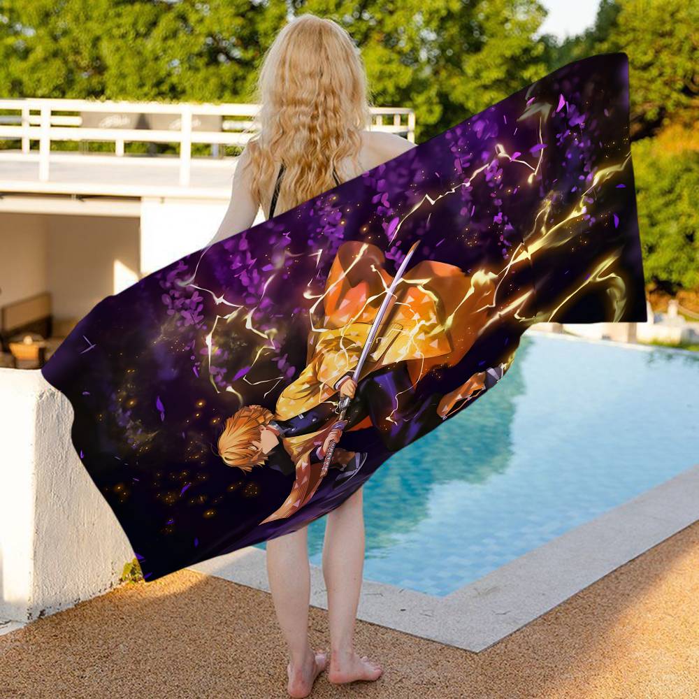 Anime CharacterS A-Agatsumas Zenits Bath Towel Microfiber Soft Water Absorbing Breathable For Girl Kids Decorative Beach Towel