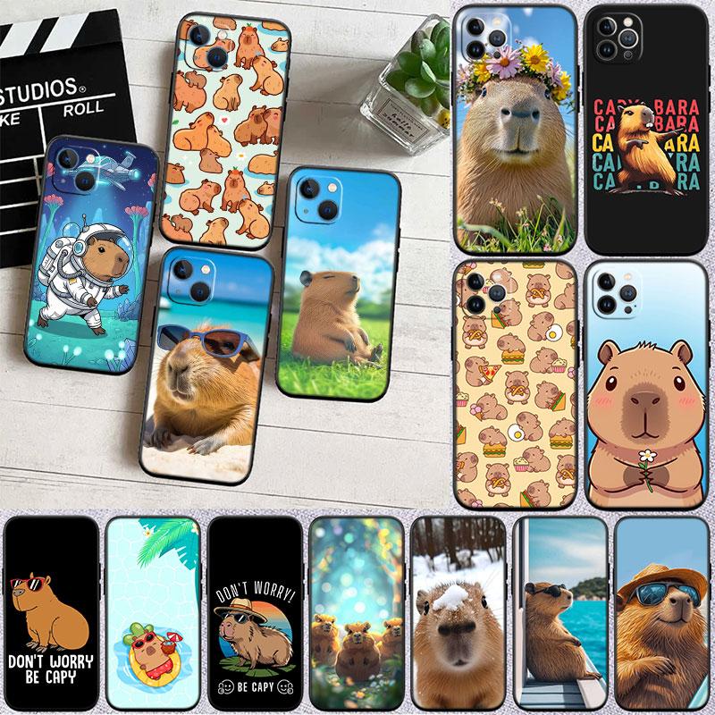 Cartoon  Capybara New High-End Cover Phone Case for Redmi Note 13 14 Pro+ Plus A3 13X 13C 14S 14C