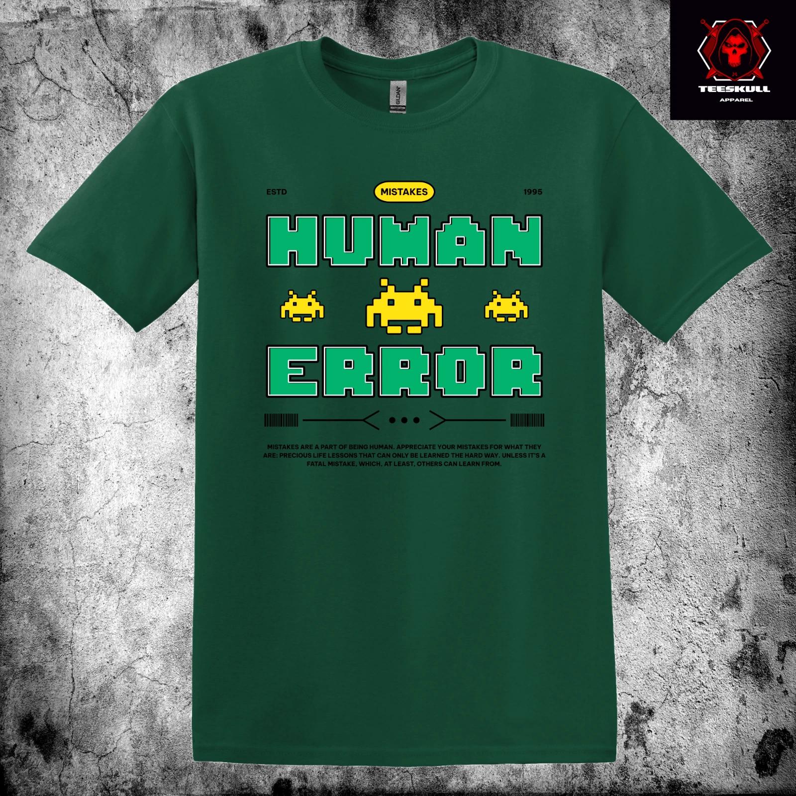 Human Error Space Invaders Premium Video Retro Gamer Unisex T-Shirt XL