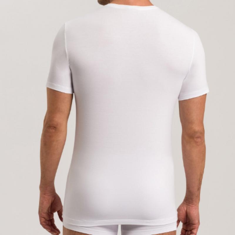Hanro Cotton Superior Short Sleeve Running  White 73088 