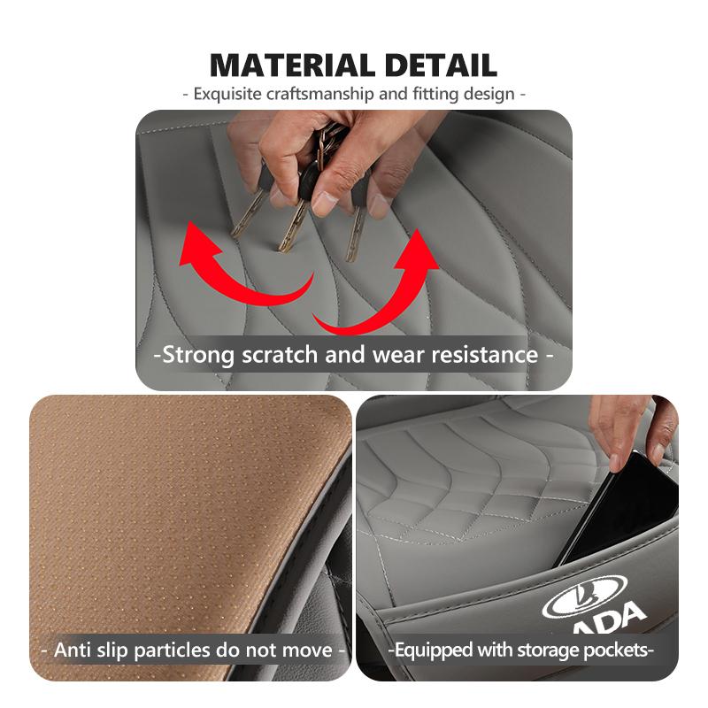 AGRWZB1 Car Seat Cushion Winter Warm Front Chair Breathable Anti-Slip Pad For Lada Vesta Granta Largus Vaz Samara Vesta Niva 4X4 2110