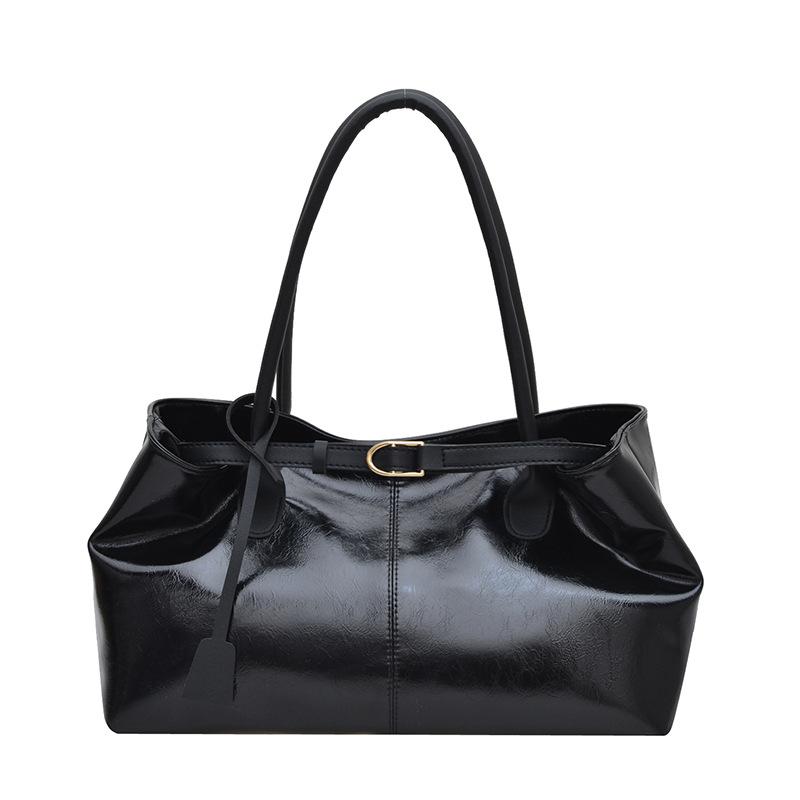 Fashion handbag women s new retro niche simple casual high-end shoulder handbag