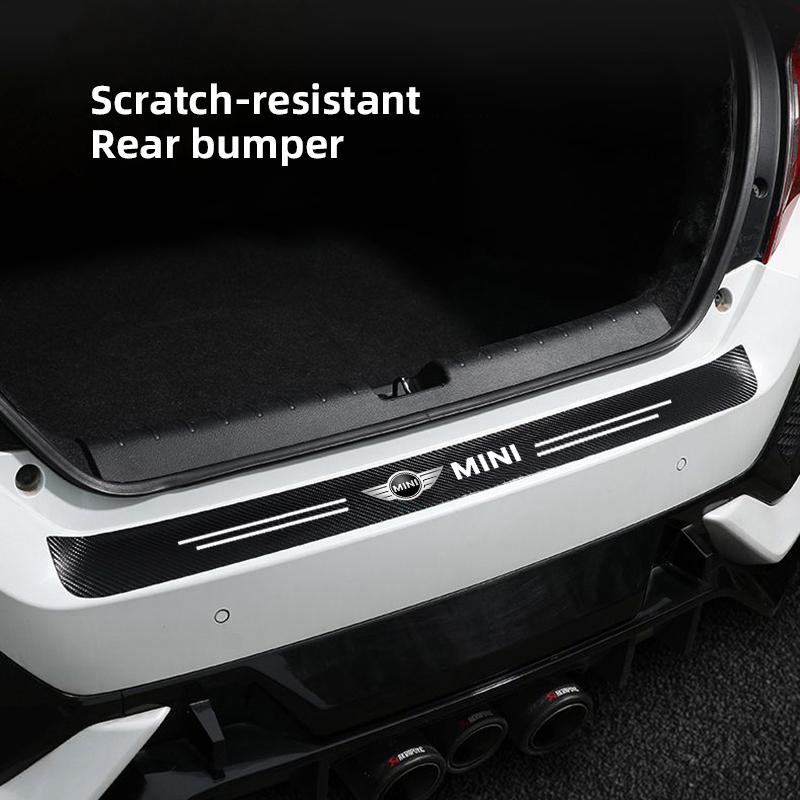 Carbon Fibre Car Threshold Stickers For BMW Mini Cooper One JCW WORKS F55 F56 F57 Car Door Trunk Decorative Sticker Car Styling Qclyn77