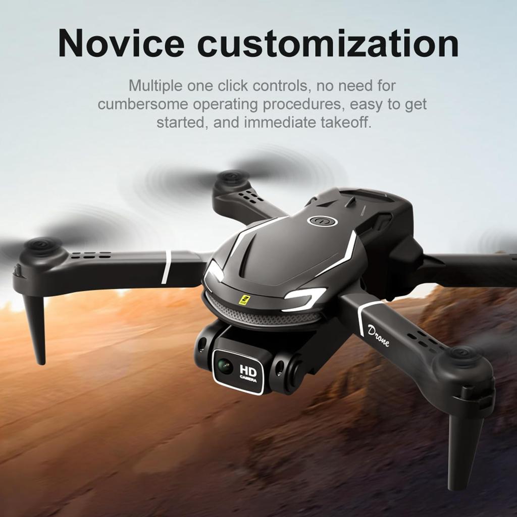 Dron s 4K HD duální kamerou pro začátečníky, s bezhlavým režimem, WIFI RC dron, skvělé vánoční dárky pro dospělé a děti