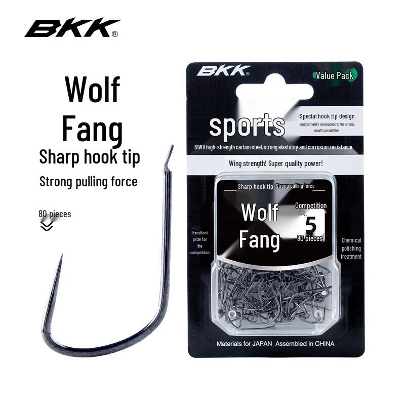 BKK Competitive Wolf Tooth Barbless Fishing Hooks