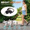 Reflective Dual Pet Leash No Mesyy Automatic Dog Walkies Lead  For Outdoor Walking