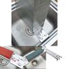 Versatile Non-slip Stainless Steel Sharpening Rack With Natural Sharpening Stone