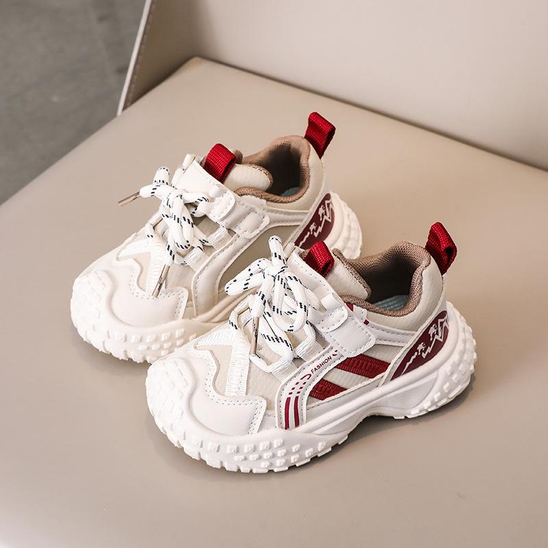 Kids Mesh Breathable Dad Shoes Soft Sole Casual Sports Sneakers For Boys And Girls Toddler Fashion Running Shoes Autumn Spring