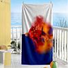 Soccer Player Stadium Beach Towel Soft Durable Quick-Dry Comfortable Lightweight Suitable for Sports, Travel, Swimming, Yoga, Bathroom, Beach, And Poo