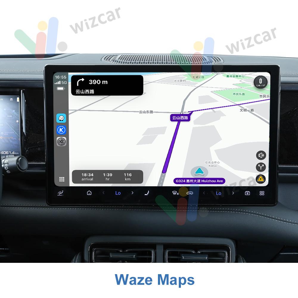 BYD Leopard 3 5 7 8 FangChengBao WIZCAR E01 Google Map Spotify Music Multilingual Apple CarPlay Android Auto for Chinese Version