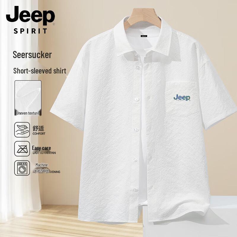 

Мужская рабочая рубашка с коротким рукавом свободного кроя JEEP SPIRIT 2XL