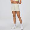 Womens High-Waisted Quick-Dry Yoga Shorts Loose Fit Athletic Running Summer Workout