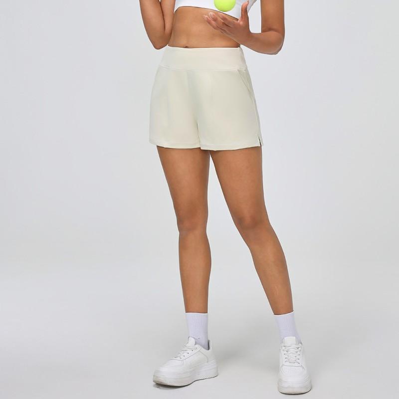 Womens High-Waisted Quick-Dry Yoga Shorts Loose Fit Athletic Running Summer Workout
