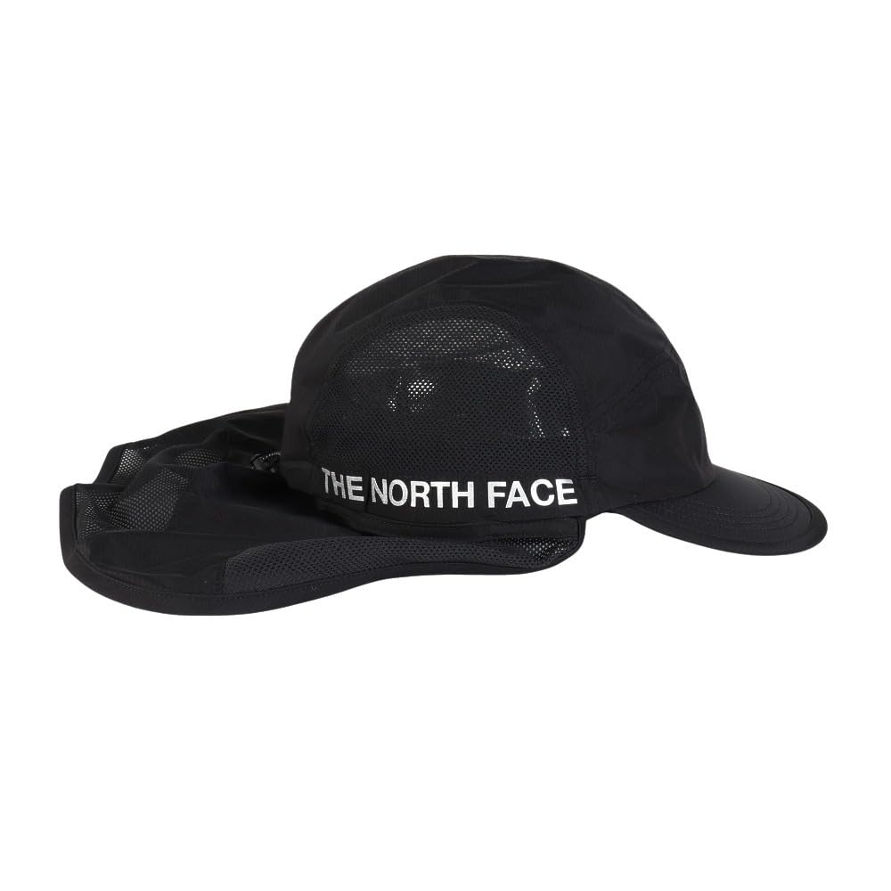 The North Face Run Shield Removable Size L Cap, Unisex, Water-Repellent, Lightweight, Shield, Black,