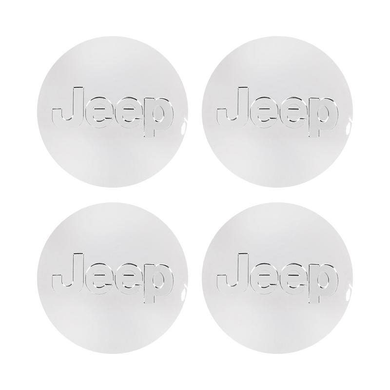 Kopphållare 4 st 63MM/55MM Metall Bilfälgnavkåpa Fälgcentrumkåpa För Jeep Renegade Wagoneer Avenger Recon Wrangler JK Gla