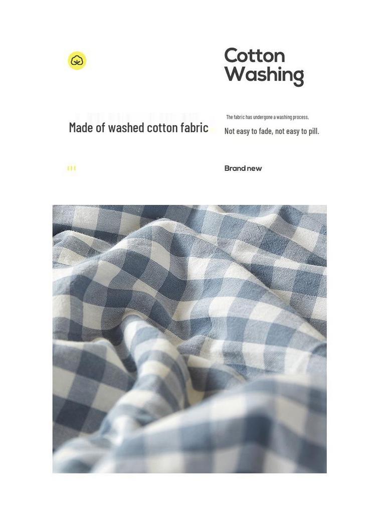 100% Cotton Summer Air Conditioning Quilt - Lightweight Quilt for Students and Children