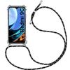 Soft Protective Case for Redmi 9T - eFConnection - Reinforced Anti-scratch Corner - Chain Included - Black