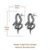 Fashion Chinese Dragon Earrings Stainless Steel Unique Handsome Loong Ear studs for Women Gift Vintage Male Jewelry Accessories