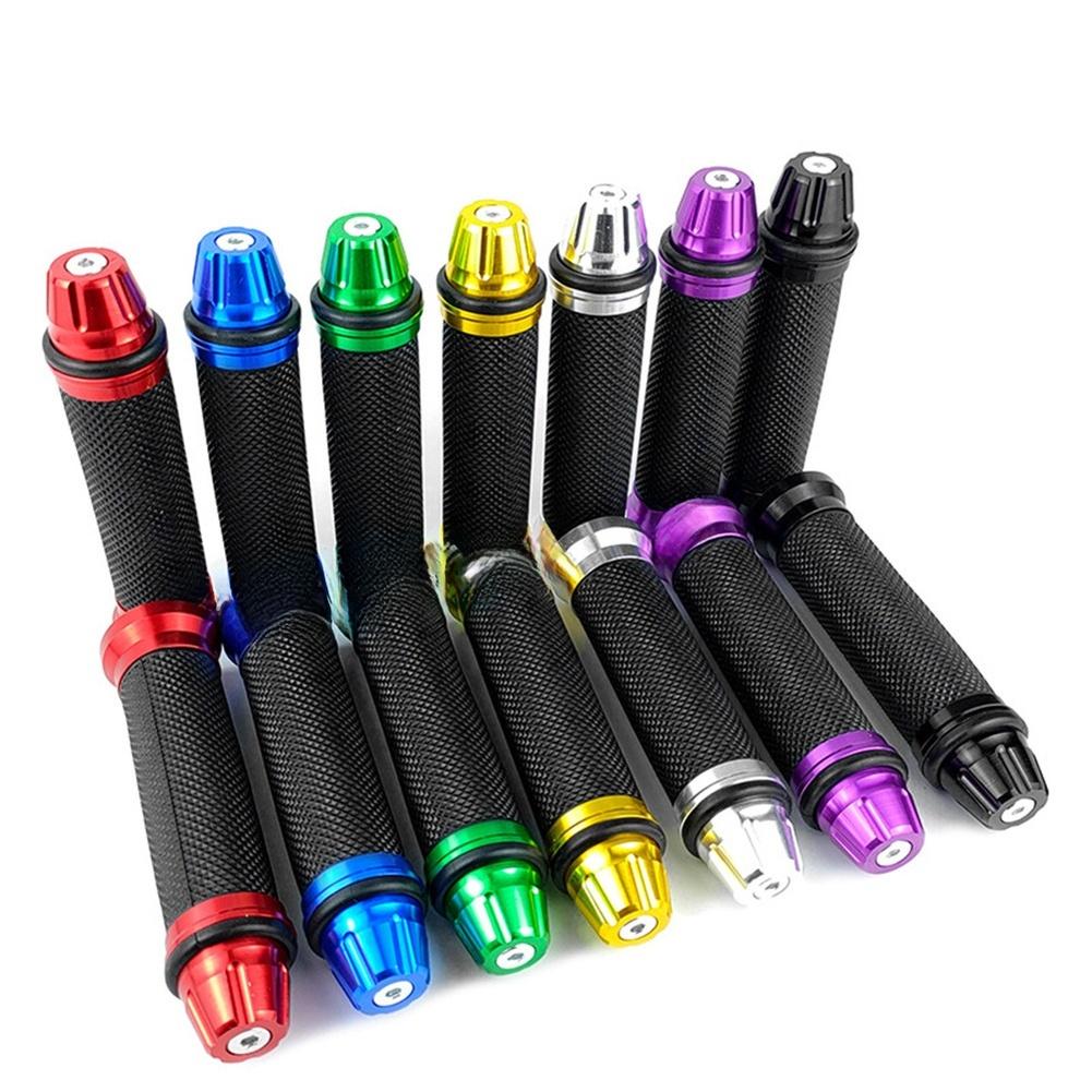 General Motorcycle CNC Aluminum Alloy Throttle Grip Handlebar Cover 22mm 25mm Anti-Slip Motorcycle Grips Hand Handlebar Bar Grip