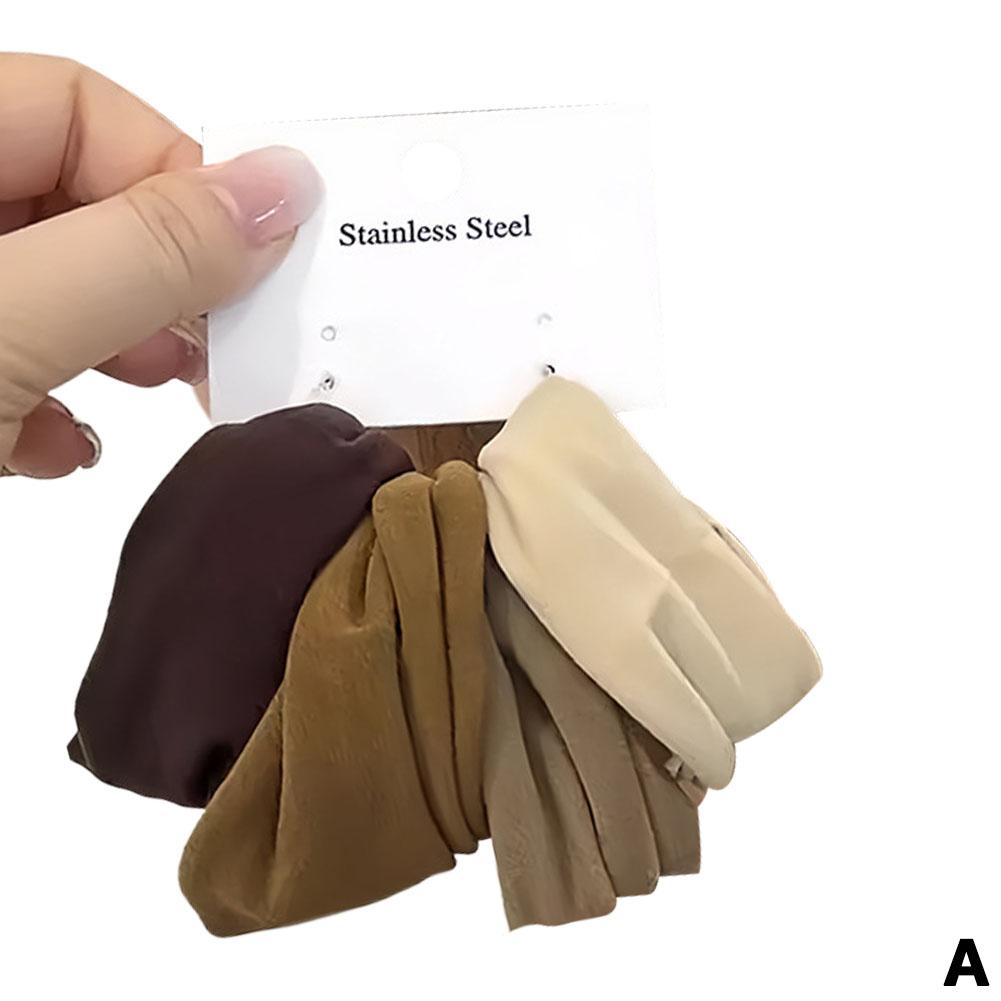 4PCS Set Solid Widen Thicken Hair Band Ropes Women Scrunchies Accessories Fashion Hair Holder H A9H0