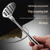 304 Stainless Steel Potato Masher with Hollow Handle for Manual Use and Children's Food Preparation