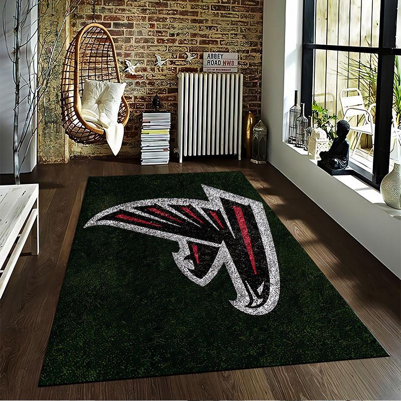 Stylized Falcon Logo Carpet Suitable As a Non-slip Mat for the Living Room or Bedroom Sofa