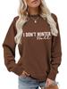 Women's Casual European & American Winter Pullover Sweatshirt