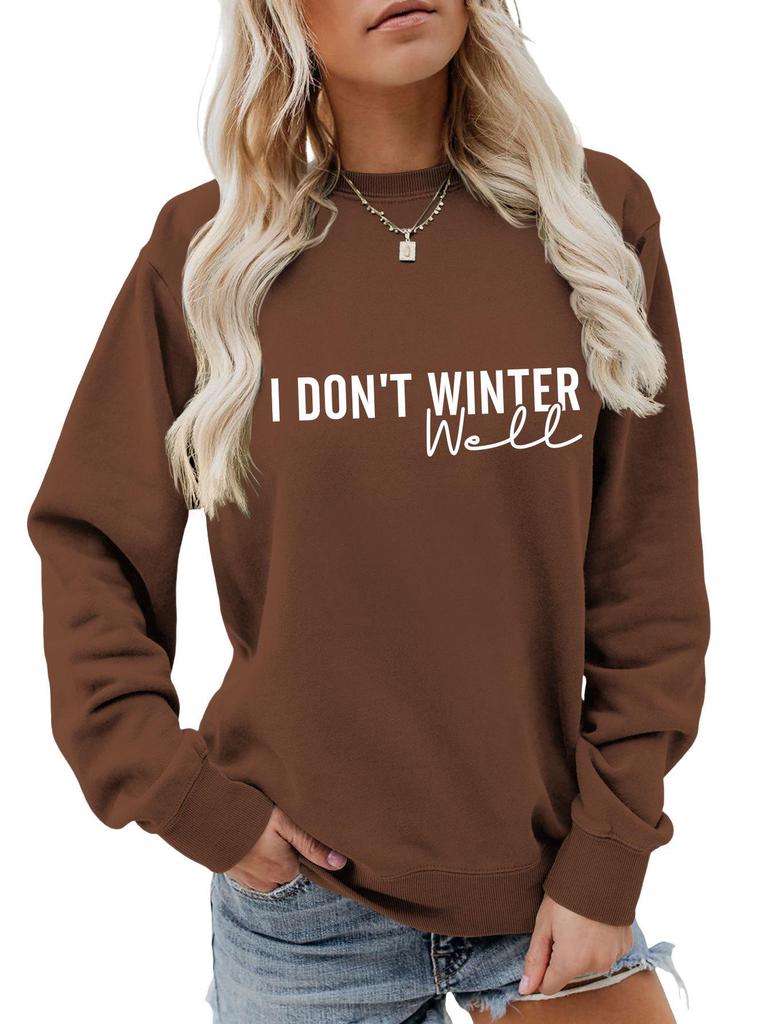 Women's Casual European & American Winter Pullover Sweatshirt