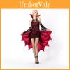 Halloween Vampire Queen Costume For Stage Performances With Polyester Fabric For Women