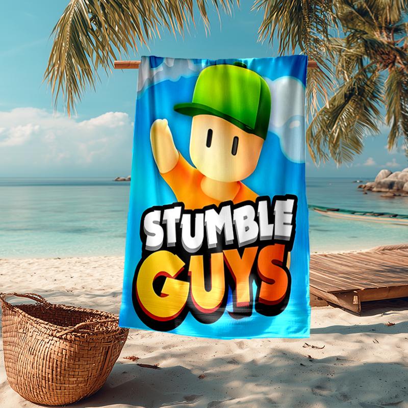 stumble guys Fashion Beach Towel: Ideal for Summer Adventures Soft, absorbent and quick drying suitable for swimming and bathing