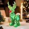 Niedlicher Weihnachtselch Gelenkig Bewegliche Figur Bürodekoration Kindergeschenk 3D Gedrucktes Spielzeug Simulierte Statue Ornamente