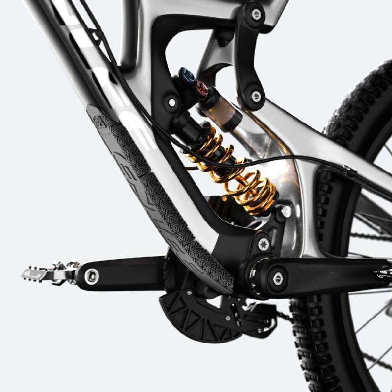 All-purpose Bike Frame Guard Mountain Bike Down Tube Frame Protection Sticker Protect Bike from Collision and Scratch