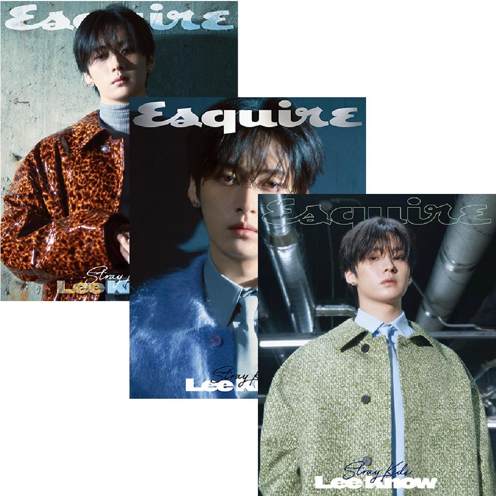 Magazine ESQUIRE Août 2025 Couverture Lee Know de Stray Kids