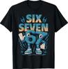Meme 67 Sechs Sieben 6 7 Italienisches Gehirnfäule T-Shirt
