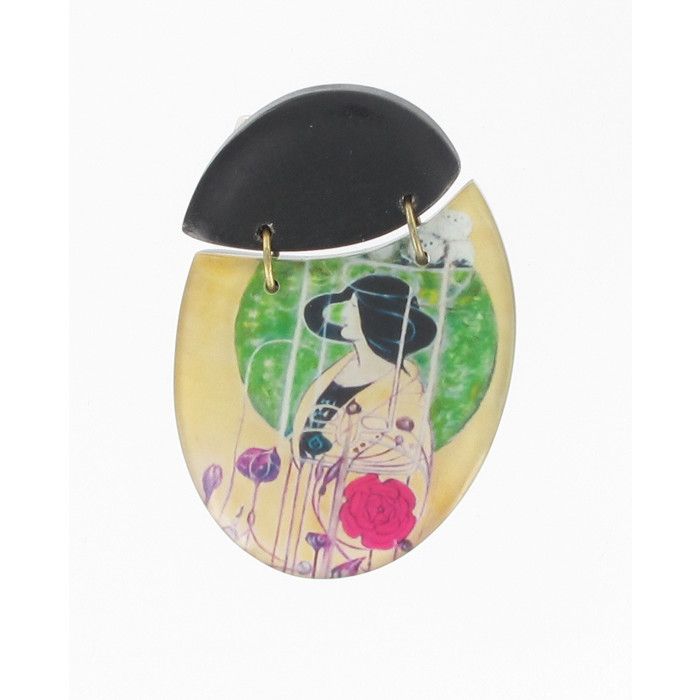 Broche japonisante