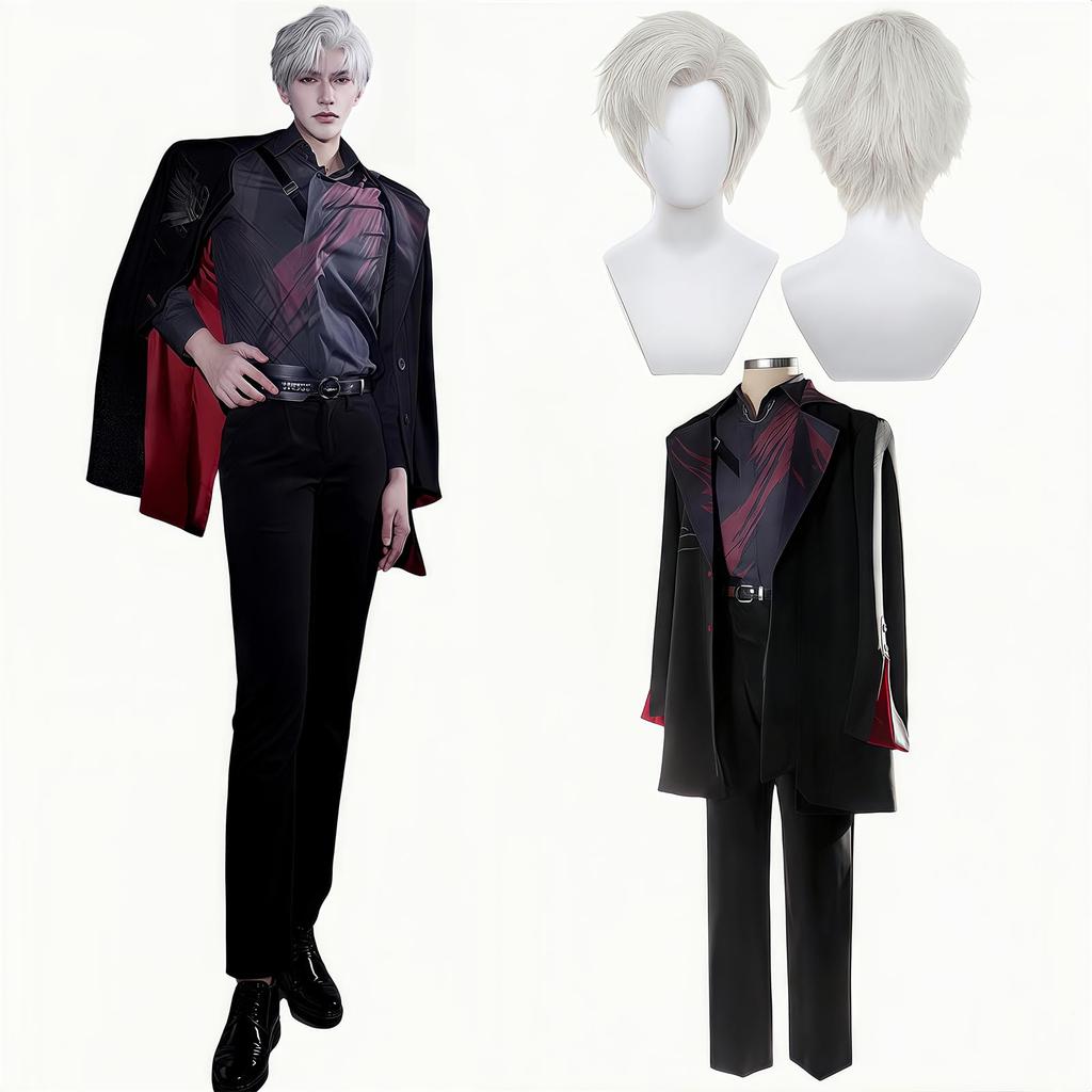 Koi to Miku Cosplay Male Koi Miku Combat Uniform Popular Game Costume Blackout Size [NOKIJP] Costume, Shin, Protagonist, Protagonist, Cosplay, Set,