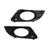 1 Pair Black Front Bumper Fog Light Cover For Mercedes Benz CLK W209 2005-09