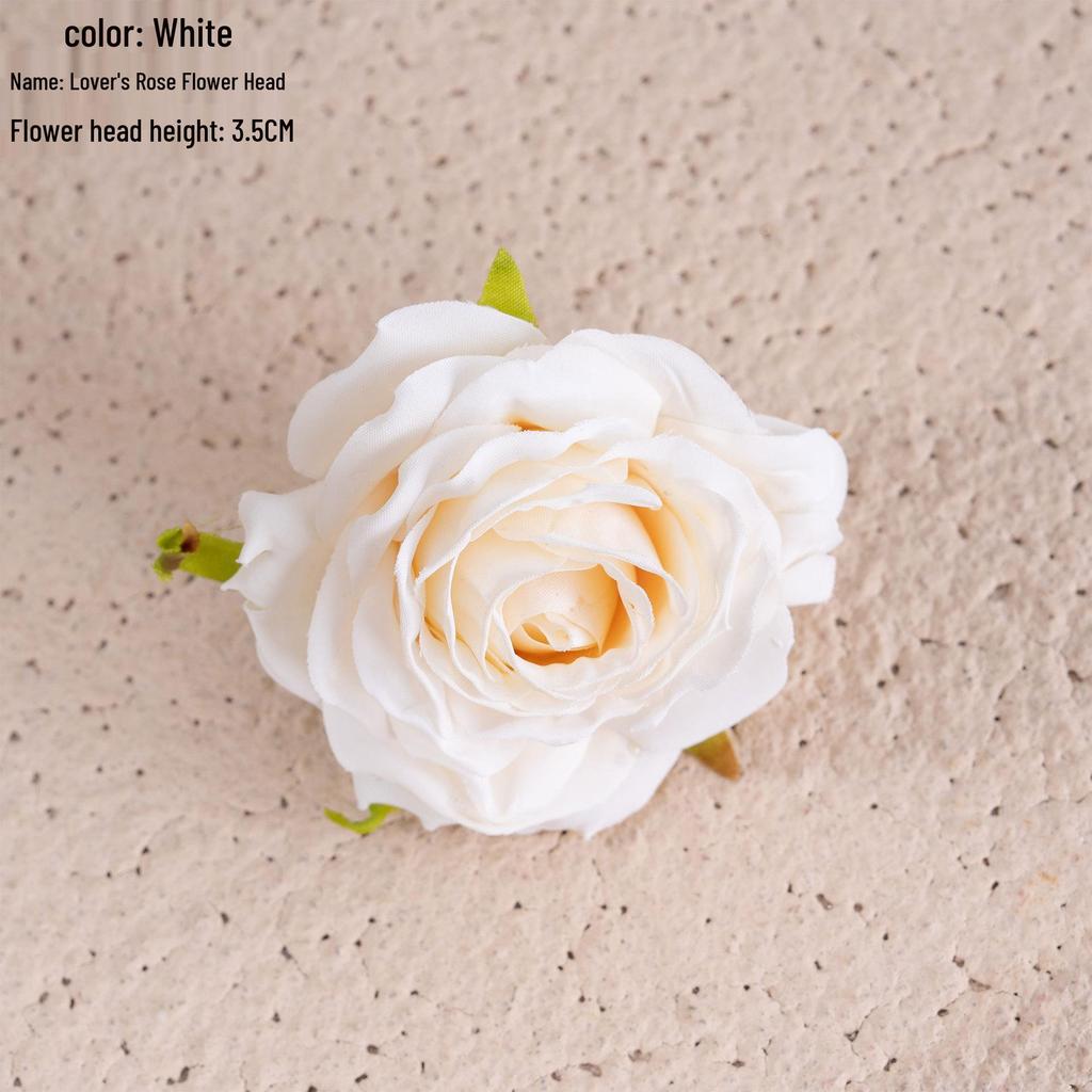 Artificial Rose Flower Heads - Greenery Wedding Decor & Crafts INS Style