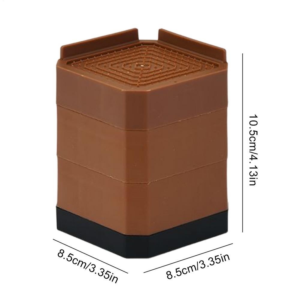 

4 штуки Защитные накладки на ножки стула для пола Противоскользящие Увеличители высоты Колпачки-захваты Подушечки Защита мебели для кухни, холодильника, дивана