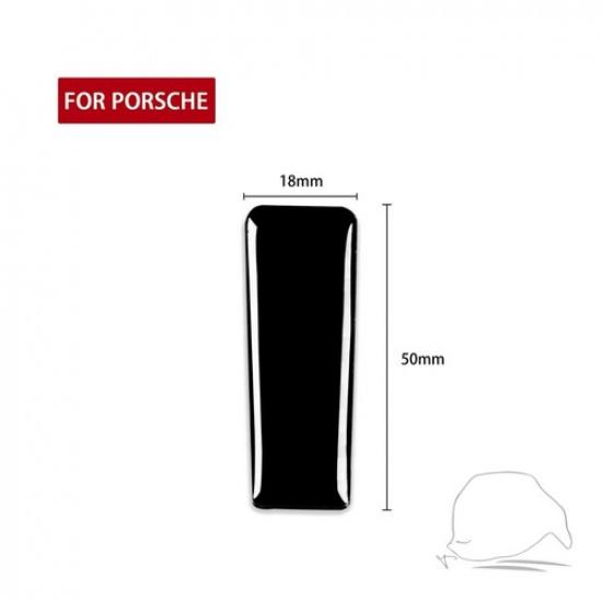 Piano Black Center Console Gear Shift Panel Cover Trim For Porsche Macan 2014-21