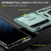 For Samsung Galaxy S25 Ultra Case Kickstand Slide Lens Lid PC+TPU Drop-Proof Phone Cover