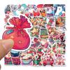 10/30/50pcs Cartoon Christmas Art Aesthetic Stickers Kawaii Graffiti Decals DIY Luggage Notebook Guitar Cute Waterproof Sticker