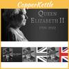 Königliche Königin Elizabeth II. Gartenflagge mit Union Jack Wimpelkette zur Heimdekoration