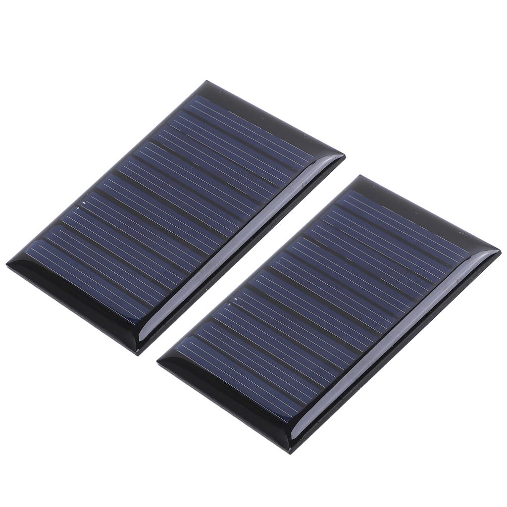 2PCS 5V 50mA Solar Power Epoxy Module Board Mini Solar Polysilicon Panel 60x44mm