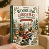 Calendario dell'Avvento Scatola 24 Giorni Calendario di Natale, Animali del Bosco Conto alla Rovescia Elfi Acrilici Figure Giocattoli Carini da Collezione per Decorazione Festa di Natale Natura
